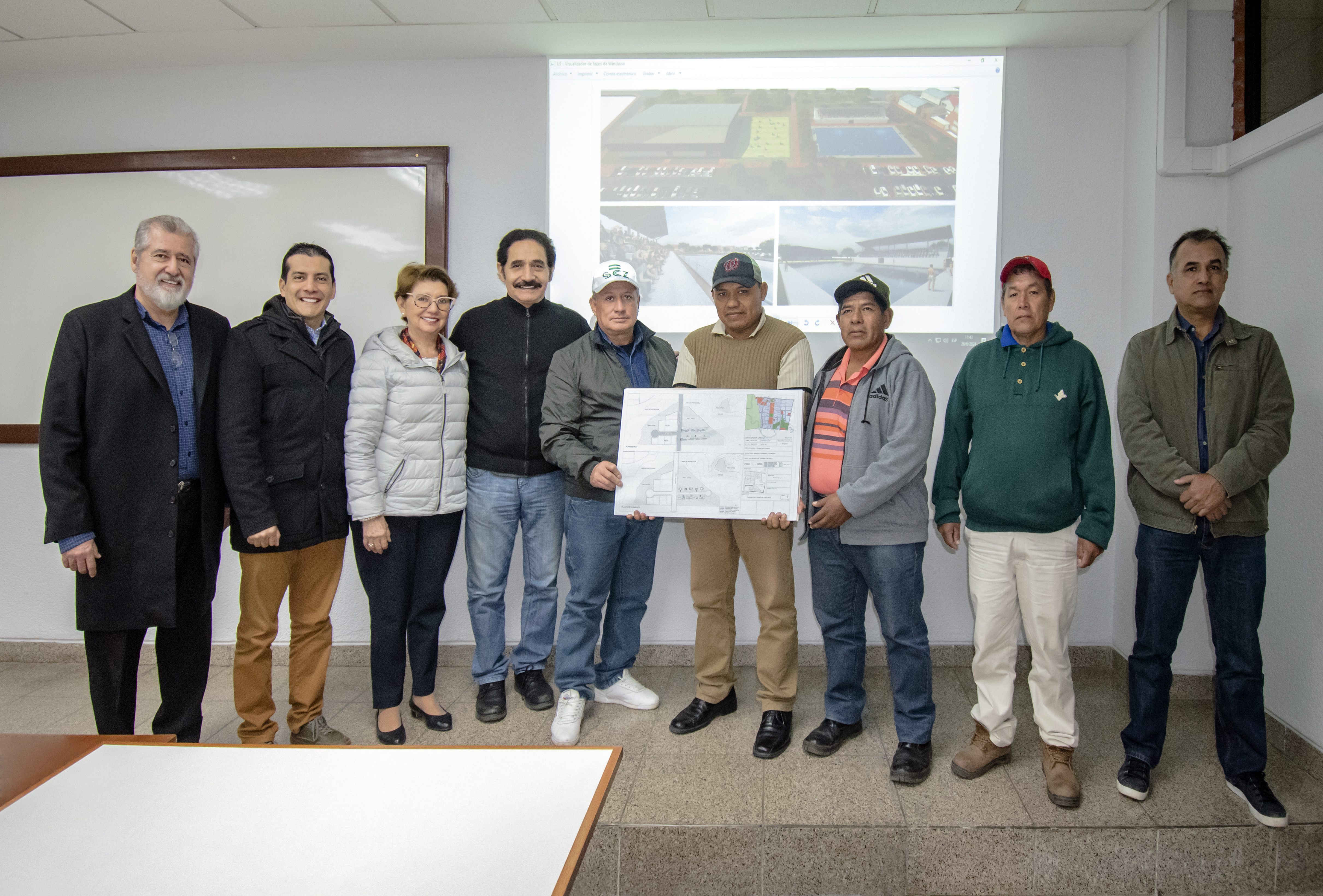 El Municipio de San Carlos recibe de la Facultad de Arquitectura los proyectos de Turismo Sostenible y Complejo Deportivo